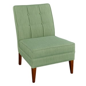 Cameron Slipper Chair Green - Linon