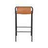 Meridian Furniture,Dax Cognac Vegan Leather Counter Stool - 2 of 4