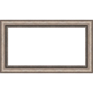 Amanti Art 16"x28" Lyla Ornate Silver Framed Magnetic Dry Erase Board - 1 of 4