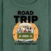 Women's - Disney - Group Good To Get Lost Van Lightweight French Terry Wide Neck Long Sleeve Shirt - 2 of 4