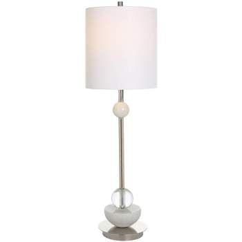 Uttermost Exposition 33 1/2" Polished Nickel Iron Buffet Table Lamp