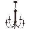 Livex Lighting Estate 5 - Light Chandelier in  Bronze - 2 of 4