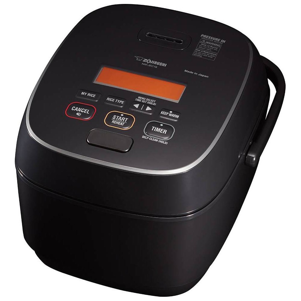 Zojirushi 10 Cup Pressure Induction Heating Rice Cooker and Warmer - Black - NW-JEC18BA