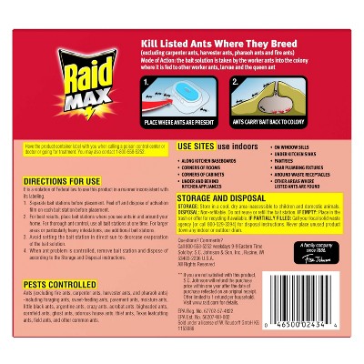 Raid Max Liquid Ant Baits - 4ct