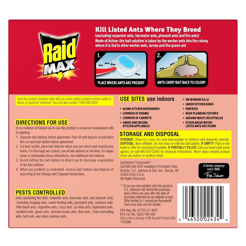 Raid Max Liquid Ant Baits - 4ct, 4 of 17
