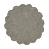 C&F Home Henderson Hideaway Round Woven Reversible Rustic Winter Wilderness Placemat Set of 6 - 3 of 4