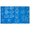 Homefires Shell Seekers Doormat 20" x 30" – Coastal Indoor/Outdoor Entry Mat with Seashell Design, Durable Polypropylene Weave - 2 of 3