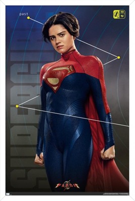 Trends International DC Comics Movie The Flash Supergirl Triptych 
