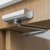 VEVOR Door Closer,Automatic Door Closer Commercial or Residential Use for Door Weights 150 Lbs,Adjustable Size Hydraulic Buffer Door Closers, Silver - 2 of 4