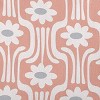 e by design Daisys and Squiggles Decorative Throw Pillow Citral Orange: 16x16 Inch, Polyester Twill, Indoor Use - 3 of 4