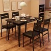 Whizmax 5-Piece Set for Home Kitchen Breakfast Nook, with 4 Upholstered Chairs, Dining Table for 4 - 3 of 4
