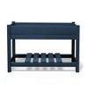 Hyleory 45 in. x 18 in. x 29 in. Outdoor Planter, 2-Tier HDPE Raised Garden Bed - 4 of 4