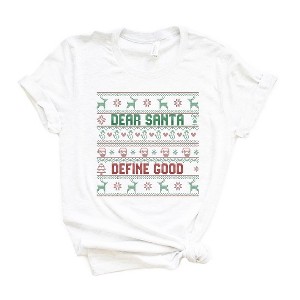 Simply Sage Market Women's Santa Define Good Short Sleeve Graphic Tee - 1 of 2