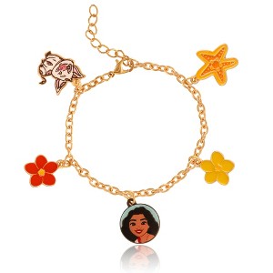 Disney Moana Pua Flower Starfish Charm Bracelet - 6.5'' - 1 of 3