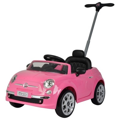 pink push car baby