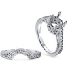 Pompeii3 3/4ct Diamond Engagement Vintage Wedding Ring Mount - 2 of 4