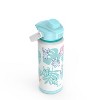 Zak Designs Antimicrobial 20oz Stainless Steel Double Wall Vacuum Beacon Bottle - 3 of 4
