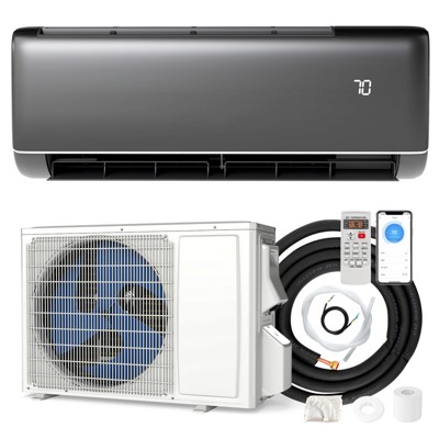 Tangkula 12000 BTU Mini Split AC 22 SEER2 Air Conditioner w/ Inverter & Heat Pump
