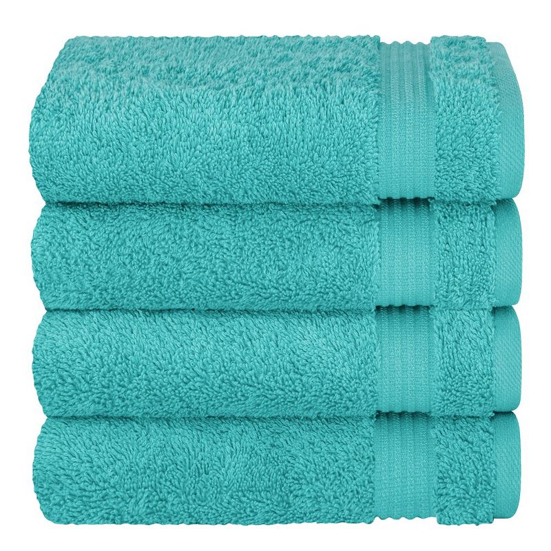 American Soft Linen Bekos 4 Pack Hand Towel Set, 100% Cotton Hand Towels for Bathroom, 5 of 7