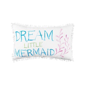 C&F Home 14" x 22" Dream Little Mermaid Printed Throw Pillow - 1 of 4