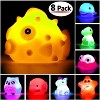 8-Piece Light-Up Animal Bath Toys, Color-Changing Floating Set for Bathtub and Pool - 3 of 4