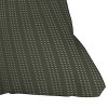 26"x26" Deny Designs Little Arrow Design Co Vert Triple Dash Olive Square Outdoor Throw Pillow Green - 2 of 4