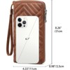 FATMOON RFID Women’s Wallet - Large Capacity Vegan Leather Clutch Purse with Detachable Wristlet for Everyday Use,Travel,and Commuting - 3 of 4