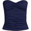 Lands' End Women's Bandeau Tankini Swimsuit Top - 3 of 4