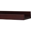 Kiera Grace 23" Ausencio Wall Shelf Espresso: Traditional Style MDF Floating Ledge with Metal Hardware - 2 of 4