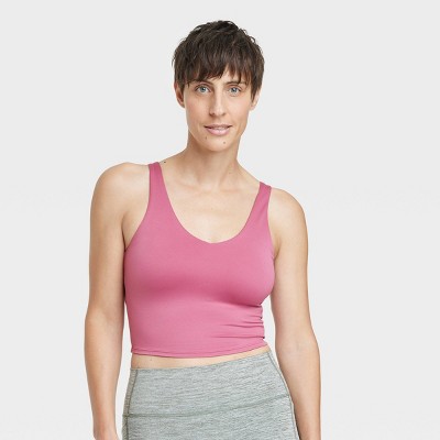 target hot pink sports bra