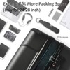 FonTOI Carry on Luggage Sets 3 Piece with Double Spinner, 20/24/28 Inch Expandable Travel luggage Set, Black, 11.6"*29.5"*18.5" - 4 of 4