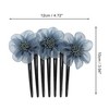 Unique Bargains Women's Durable Floral Side Comb 1 Pc - 2 of 4