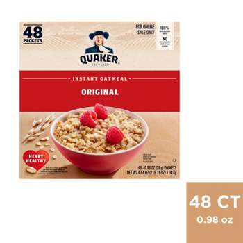 Quaker Instant Oatmeal Original - 47.4oz / 48ct