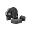 5 Pieces Outdoor Patio Rattan Round Daybed Sunbed with Retractable Canopy and Removable Cushions - 2 of 4