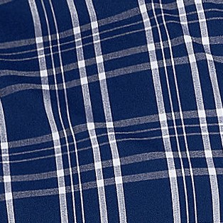 deep sea navy/white plaid