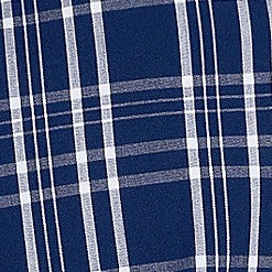 deep sea navy/white plaid