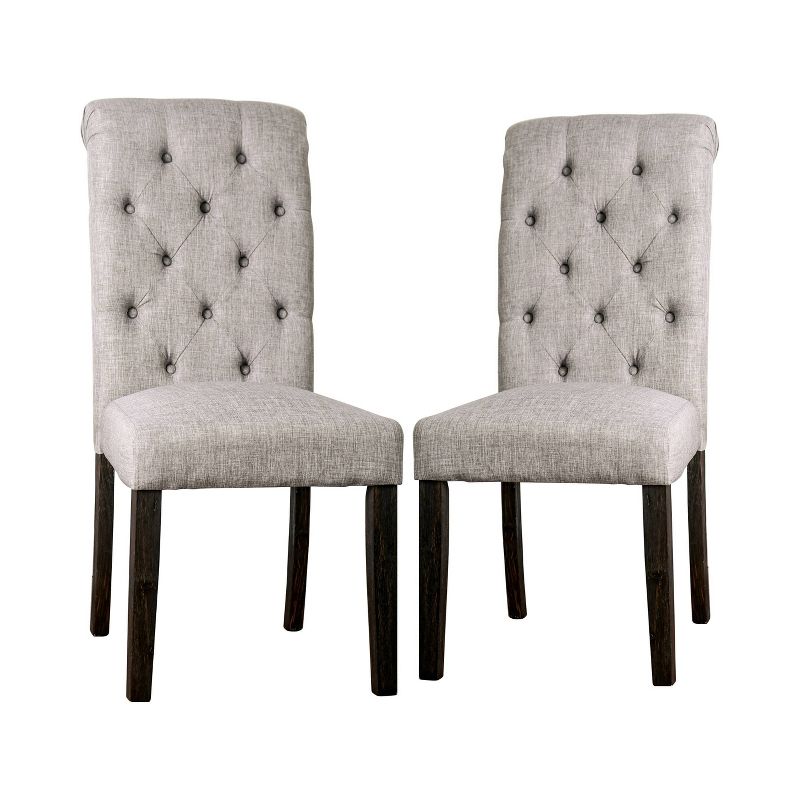 2pc Hepburn Scroll Back Side Chairs - HOMES: Inside + Out, 1 of 6