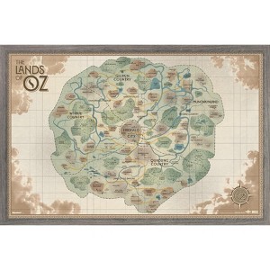 Trends International Wicked: For Good (2025) - Map Framed Wall Poster Prints - 1 of 4