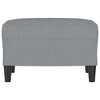 vidaXL Footstool Light Gray 23.6 in.x19.7 in.x16.1 in. Fabric - 3 of 4