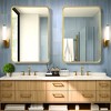 PexFix 36"x24" Arched Recessed/Surface Mount Medicine Cabinet with Mirror - 3 of 4