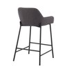 Contemporary Fixed-Height Counter Stool (Set of 2) with Padded Seat and Backrest - 4 of 4