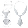 INSPIRE CHIC Women's Pre-tied Solid Color Adjustable Short Tie - 3 of 4