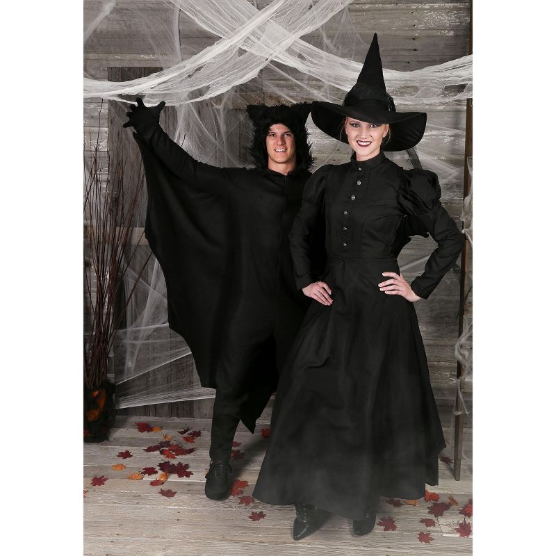 HalloweenCostumes.com Adult Fleece Bat Costume, 4 of 5