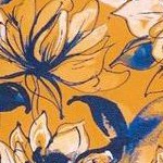 tangerine floral