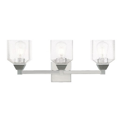 Livex Lighting Aragon 3 - Light Vanity in  Polished Chrome