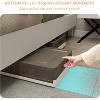 Tree City Under Bed Storage Bins with Wheels ¨C Foldable, Stackable Organizer for Clothes, Shoes, Bedding & More (Brown, 1-Pack) - 4 of 4