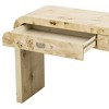 NicBex Unique Burl Veneer Console Table with Storage,Entryway Table with 2 Drawers & Metal Handles,Foyer Table for Hallway,Living Room - 3 of 4