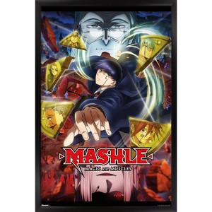 Trends International Mashle: Magic & Muscle (2023) - Vision of Chaos Vertical Framed Wall Poster Prints - 1 of 4