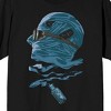 Universal Monsters Invisible Man With Potion Bottle Crew Neck Short Sleeve Men's Black T-shirt - 2 of 3
