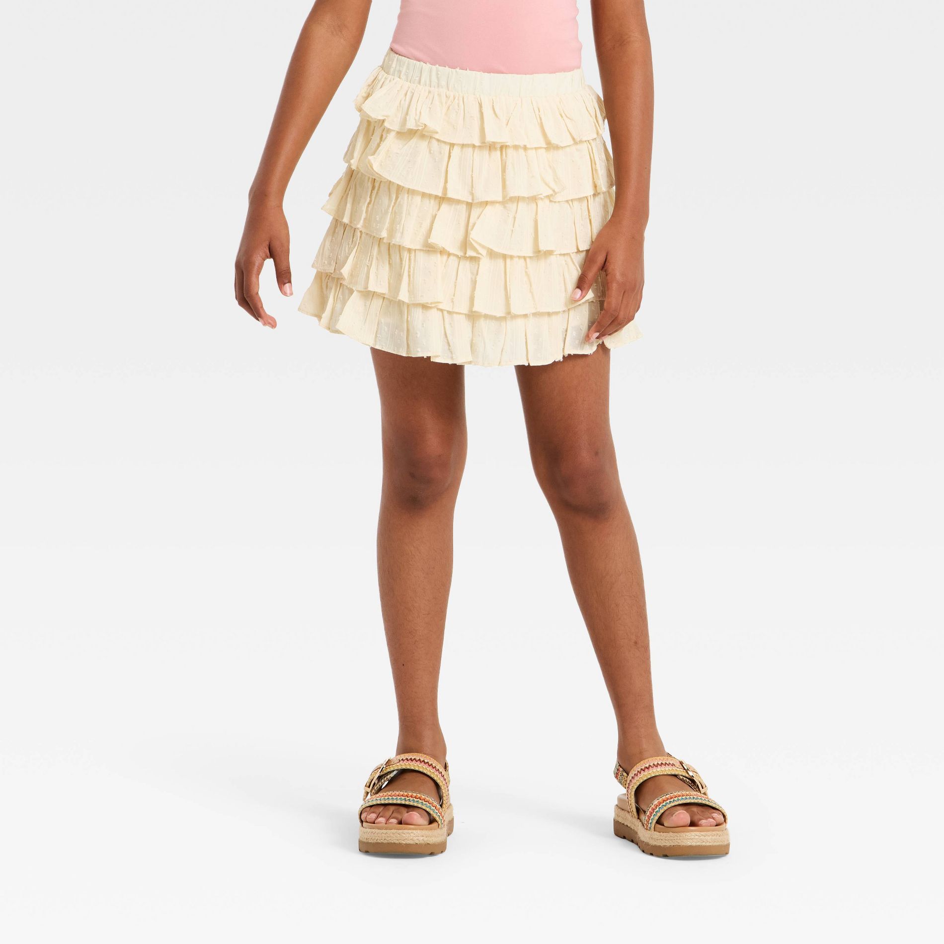 Girls' Tiered Mini Skirt - art class™